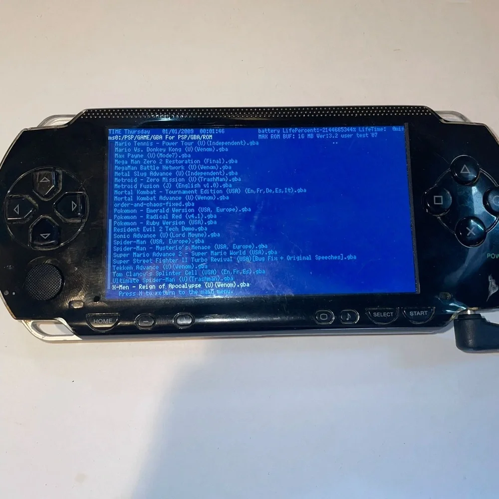 Sony PSP 1000 64gb Micro Sd With Games Loaded And Emulators